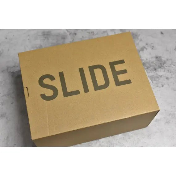 Adidas Yeezy Slide "Dark Onyx" — Deep Black / Tonal