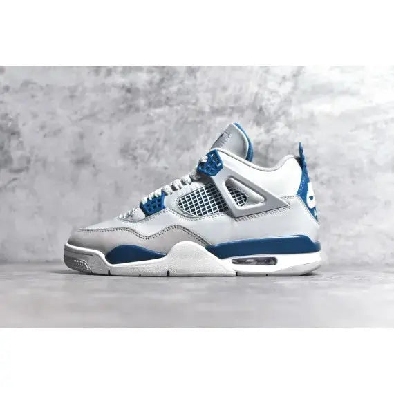 Air Jordan 4 Retro "Military Blue" 2024 — Off-White / Military Blue / Neutral Grey