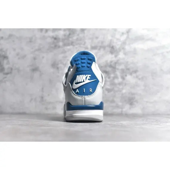 Air Jordan 4 Retro "Military Blue" 2024 — Off-White / Military Blue / Neutral Grey