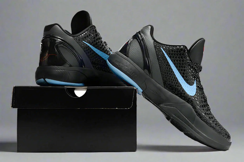 Nike Zoom Kobe 6 "Dark Knight" 2011 — Dark Grey / Black / Blue Glow