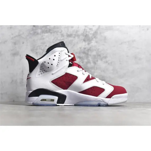 Air Jordan 6 Retro "Carmine" 2021 — White / Carmine / Black