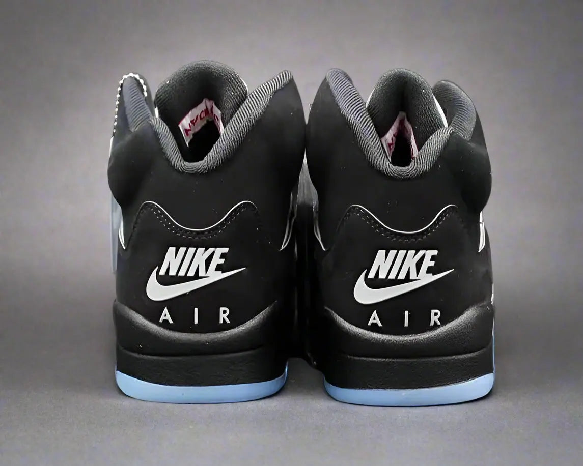 Air Jordan 5 Retro "Black Metallic" 2016 — Black / Fire Red / Metallic Silver