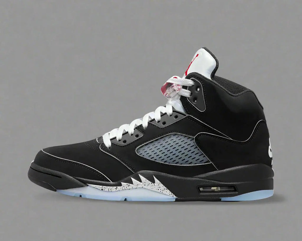 Air Jordan 5 Retro "Black Metallic" 2016 — Black / Fire Red / Metallic Silver