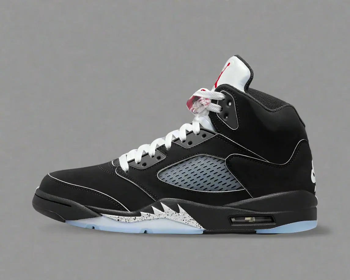 Air Jordan 5 Retro "Black Metallic" 2016 — Black / Fire Red / Metallic Silver